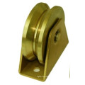 Sliding gate Y-groove gate wheel with double bearings